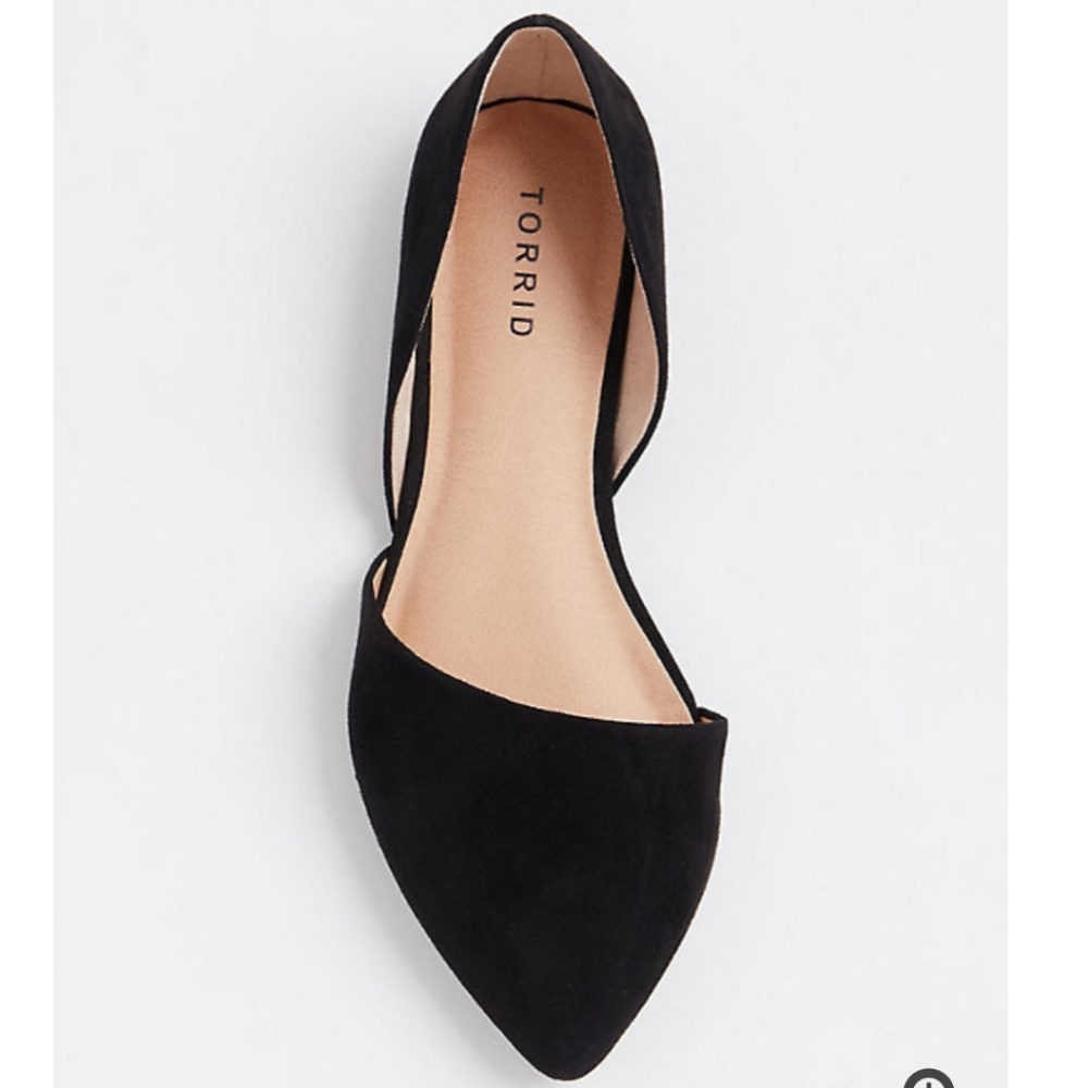 Torrid D'orsay flats 13w